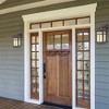 Westinghouse Burnham Single Light Exterior Wall Mount Lantern with Honey Art Glass and ‎Corded Electric Power Source for Outdoor Use - 4 of 4