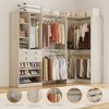 Aheaplus Large Closet System with Wooden Drawers and Shoe Racks - 2 of 4