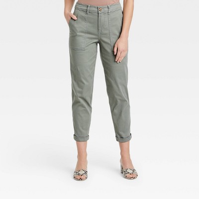 Women's High-Rise Utility Ankle Pants - A New Day™