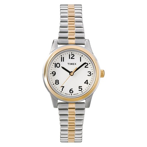Women's Timex Expansion Band Watch - Light Silver T2N0689J - image 1 of 3