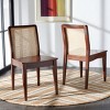 Benicio Rattan Dining Chair (Set of 2) - DCH1005 - Safavieh - 2 of 4