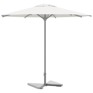 vidaXL Umbrella Weight Plate Grey Granite Compact Umbrella Weight Plate - 1 of 4