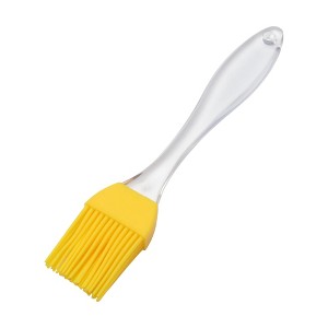 Unique Bargains Basting Brush 20g Small Crystal Handle Brush Color Block Dishwasher Safe Silicone PP 6.89"x1.26" 1Pcs - 1 of 4