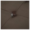 Darlington Bonded Leather Ottoman Espresso - Christopher Knight Home: Oversize, Tufted Bench - 2 of 4