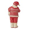 Jim Shore 10.0 Inch Bundled Up For Cozy Christmas Nordic Jolly Santa Santa Figurines - 2 of 3