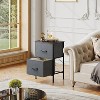 Nightstand Set of 2, 2 Drawer Dresser for Bedroom, End Table for Bedroom, College Dorm - 3 of 4