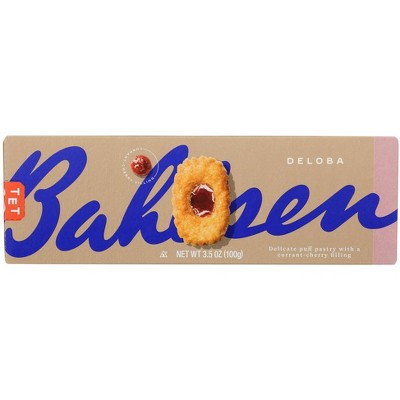 Bahlsen Cookie Deloba Puff Pastry with Cherry Filling - 12 pack, 3.5 oz