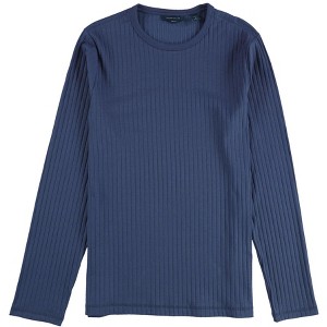 Perry Ellis Mens Regular Fit Ribbed Basic T-Shirt - 1 of 2