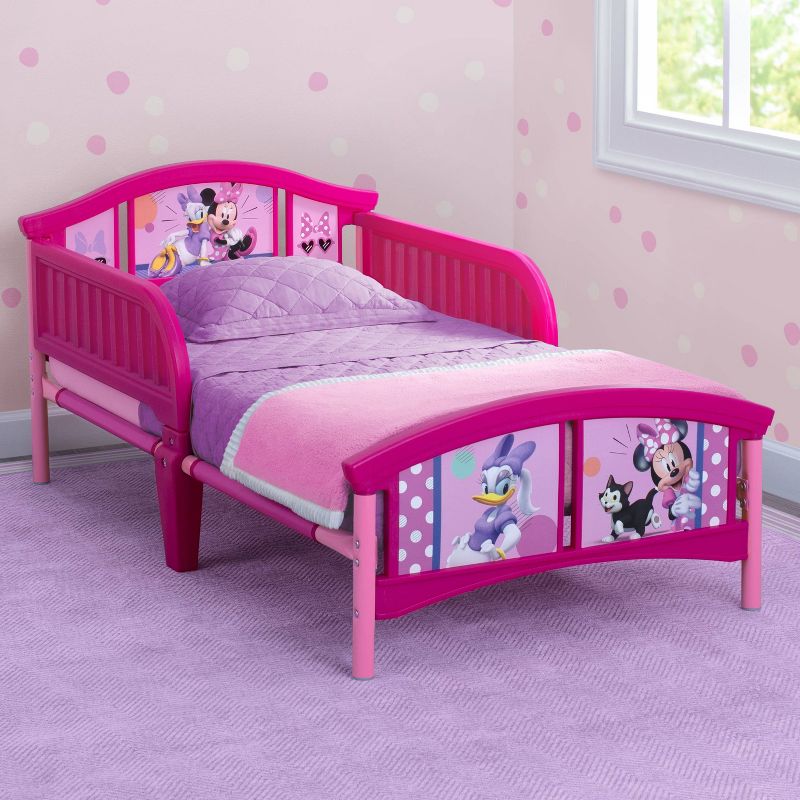 Delta Children Disney Minnie Mouse Plastic Toddler Bed, 3 of 16