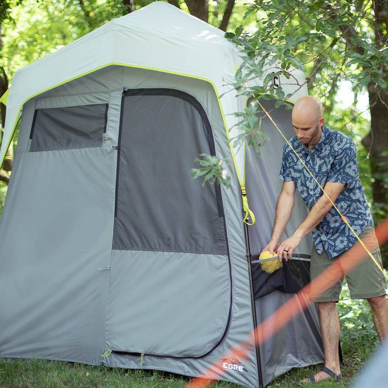 Core Equipment Instant Shower Tent - Gray, 4 of 11