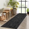 Rug Washable Kitchen Runner Rug, Rug Abstract Runner Mat for Hallway Contemporary Non-Slip Foldable, Floor Carpet for Bedroom Living Room - 3 of 4