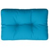 vidaXL Pallet Cushion 23.6"x15.7"x4.7" Blue - Waterproof Polyester Sofa Pad for Garden, Patio, Indoor Seating - 4 of 4