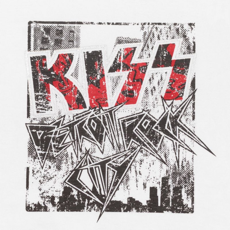 KISS Rock Band Little Boys 2 Pack Raglan Ringer Raglan Graphic T-Shirt White , 4 of 8