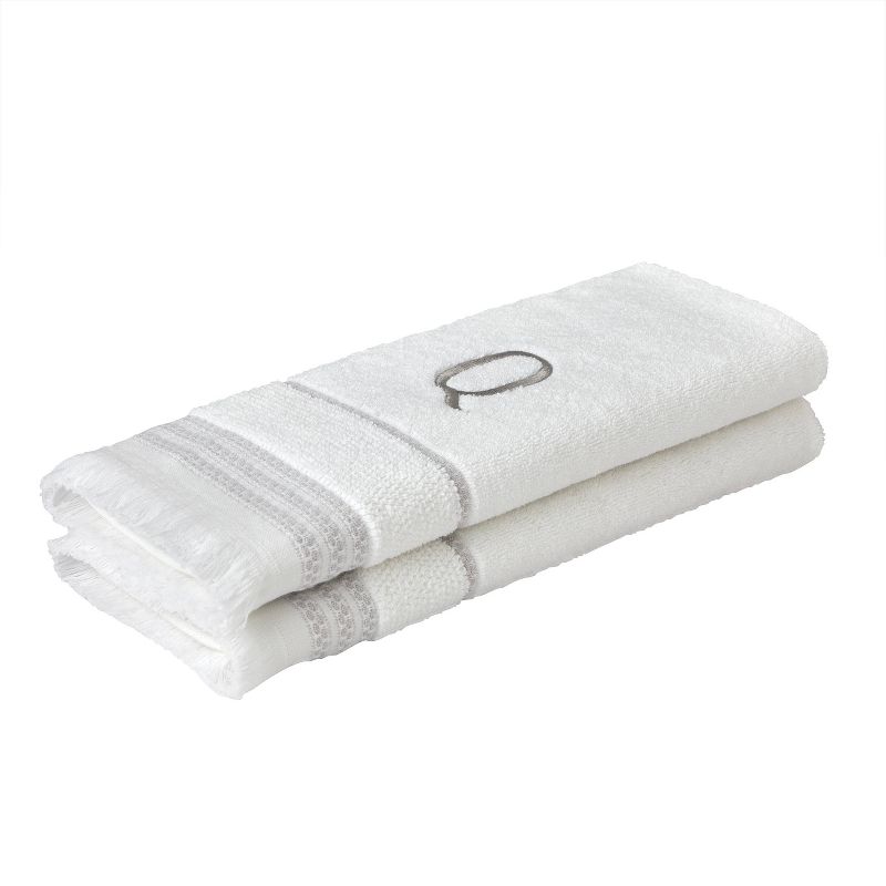 2pc Casual Monogram &#39;Q&#39; Hand Towels - SKL Home, 3 of 4