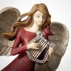 9.75"H Sullivans Christmas Angel With Harp Figurine  Multicolor - 2 of 4