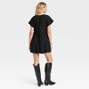 Women's Short Sleeve Linen Mini Shift Dress - Universal Thread™ - image 2 of 3