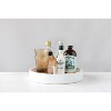 Storied Home Minimalist Round Carved Marble Tray or Charcuterie Board, White - 2 of 4