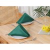Unique Bargains Restaurant Wedding Banquet Sateen Napkins 20 x 20 Inches 6 Pcs - 2 of 4