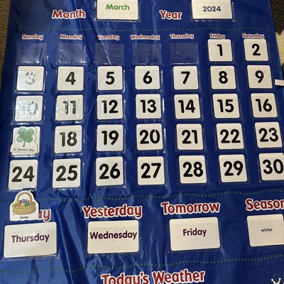 Learning Resources Calendar & Weather Pocket Chart : Target