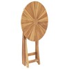 vidaXL Folding Patio Table  23.6 inches  Solid Teak Wood - 4 of 4