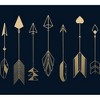 Men's Design By Humans Be Brave Little Arrow (gold) By staceyroman T-Shirt - 2 of 2