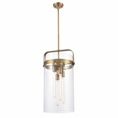 Pilaster - 4 Light Pendant In Industrial Style-25.5 Inches Tall and 13.38 Inches Wide