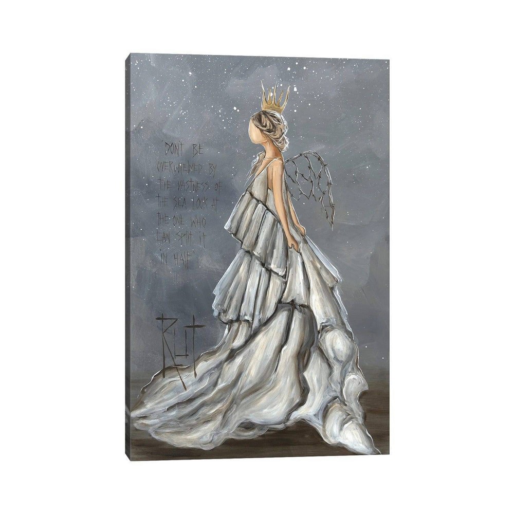 iCanvas 40"x26" Don't Be Overwhelmed by Ruth's Angels Canvas Print Wall Art