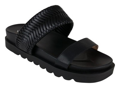 GC Shoes Jojo Double Band Slide Platform Sandals