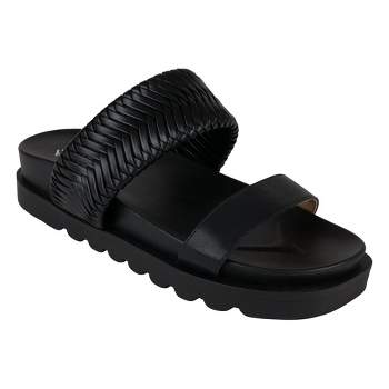 GC Shoes Jojo Double Band Slide Platform Sandals