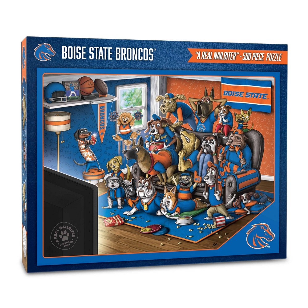 Photos - Jigsaw Puzzle / Mosaic NCAA Boise State Broncos Purebred Fans 'A Real Nailbiter' Puzzle - 500pc