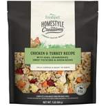 Freshpet Homestyle Creations Chopped Chicken and Turkey with Vegetables Entree Wet Dog Food - 1lb
