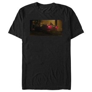 Men's The Batman Batmobile Poster T-Shirt - 1 of 4