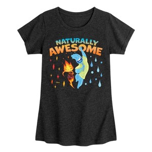 Girls' - Elemental - Ember and Wade Naturally Awesome Fitted Short Sleeve Graphic T-Shirt - 1 of 4