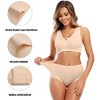 TIME HOLLOW Nude High Waisted Cotton Underwear - 3 of 3