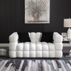Modern Cloud Sofa With Pillows, Upholstered 2-Seater Human Body Structure Boucle Fabric Sofa Couch For Bedroom Living Room Office - 2 of 4