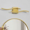 KAISITE 24in Dimmable LED Bathroom Vanity Light 5CCT Modern Wavy Bar Over Mirror Lighting - 2 of 4