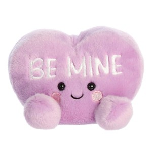 Aurora Mini Be Mine Candy Heart Palm Pals Adorable Stuffed Animal Purple 5" - 1 of 4