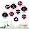 Big Dot of Happiness Maroon Grad - Best is Yet to Come - Hanging  Burgundy Graduation Party Tissue Decoration Kit - Paper Fans - Set of 9 - 2 of 4