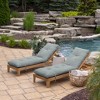ARDEN Outdoor Plush Modern Tufted Chaise Cushion, 76 x 22, Water Repellent, Fade Resistant, Tufted Cushion for Chaise Lounger 76 x 22 - 3 of 4