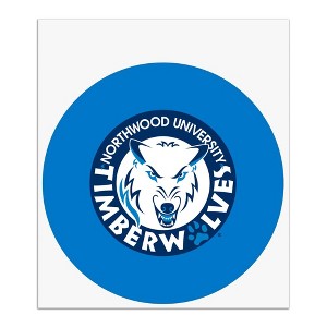 Northwood University Secondary Logo Automotive Car Window Locker Circle Bumper Sticker - 1 of 4