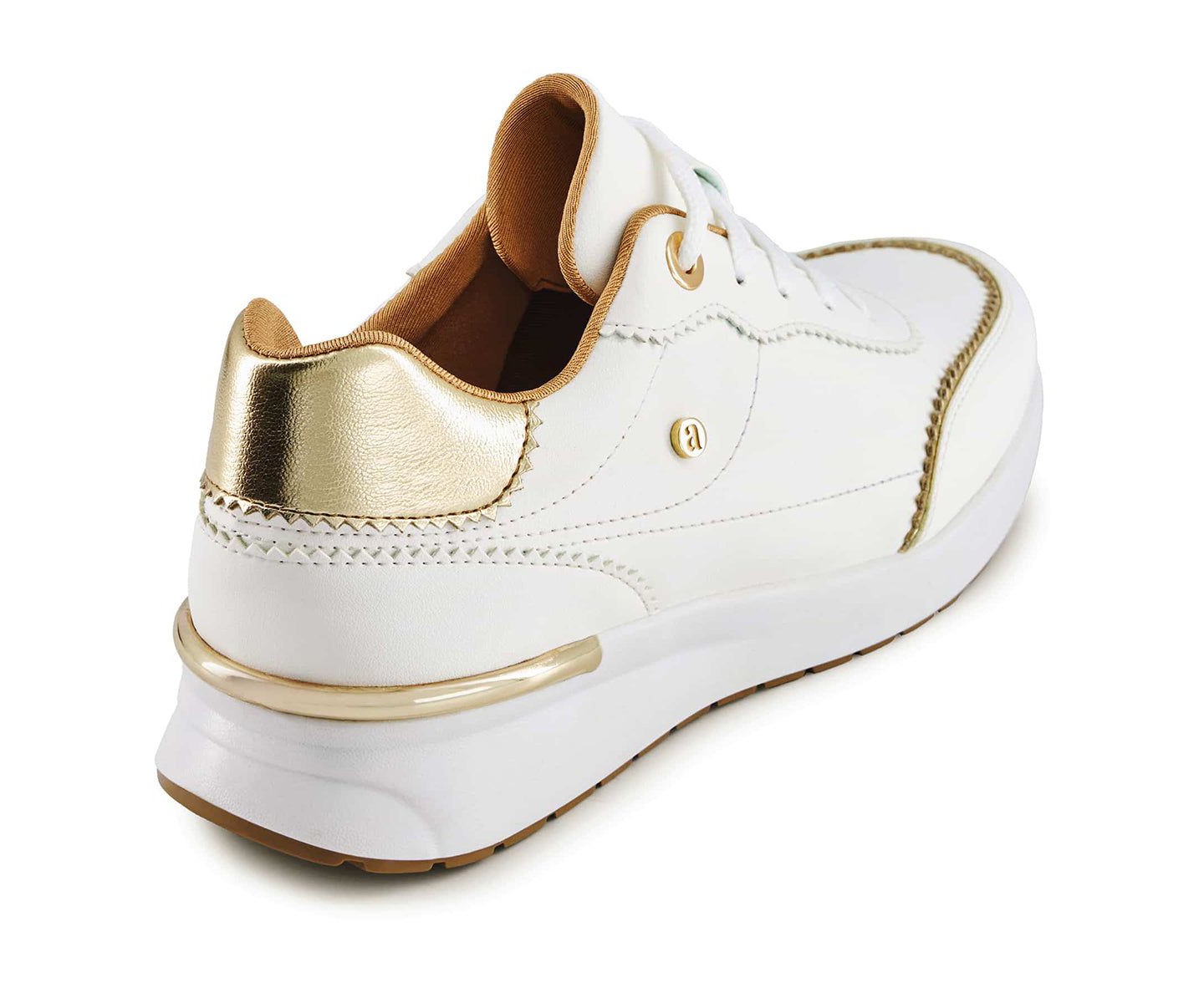 Женские кроссовки Andrea Casual Sneakers 65221, цвет: Белый — фото 3