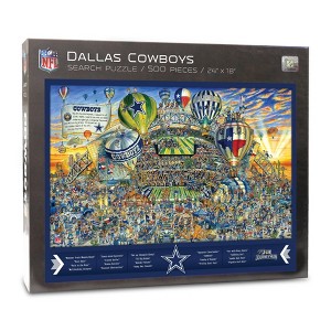 NFL Dallas Cowboys Joe Journeyman Seek and Find Puzzle - 500pc - 1 of 4
