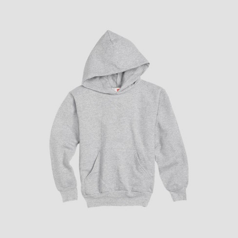 Hanes Kids Comfort Blend Eco Smart Hoodie Light Gray M Target