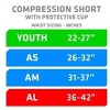 Shock Doctor Compression Shorts with Cup Adult - Black M - 4 of 4