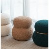 WKJ1Y Light camel snowman stool, seat body width 14.56in round belly, playful and lovely, suitable for any space - 4 of 4