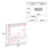 70.9" Manufactured Wood Dark Walnut Entertainment Center with Open Shelves and Closed Cabinets for Living Room and Bedroom - 4 of 4