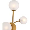 Franklin Iron Works Clement 24" High Burnished Brass 5-Light LED Wall Sconce - 3 of 4