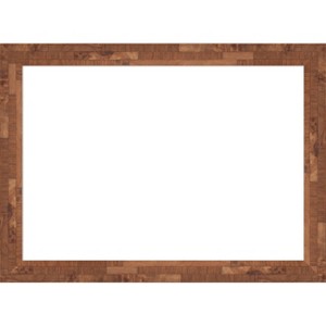 Amanti Art Fresco Dark Walnut Framed Dry Erase Magnetic Board - 1 of 4