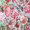 Unique Bargains Waterproof Nordic Christmas Stickers Colorful 1.57"-3.15" 50 Pcs - 4 of 4