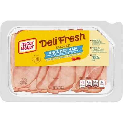 Oscar Mayer Deli Fresh Smoked Uncured Ham - 9oz